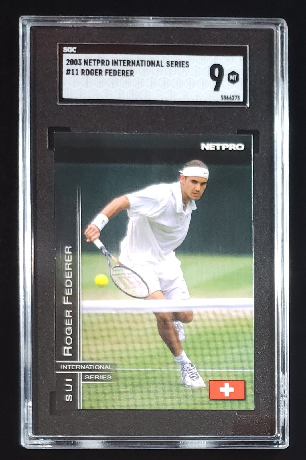 Roger Federer 2003 Netpro International #11 SGC 9
