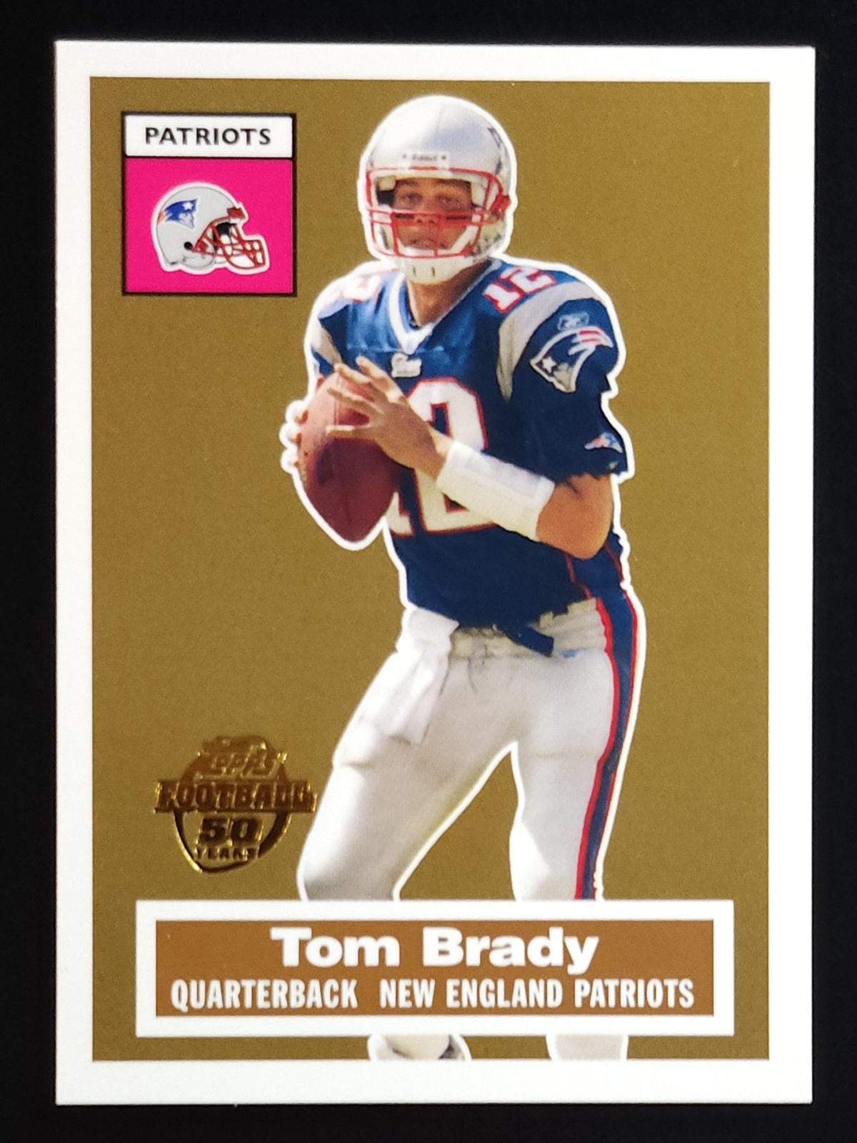 Tom Brady 2005 Topps Turn Back The Clock #6 Patriots