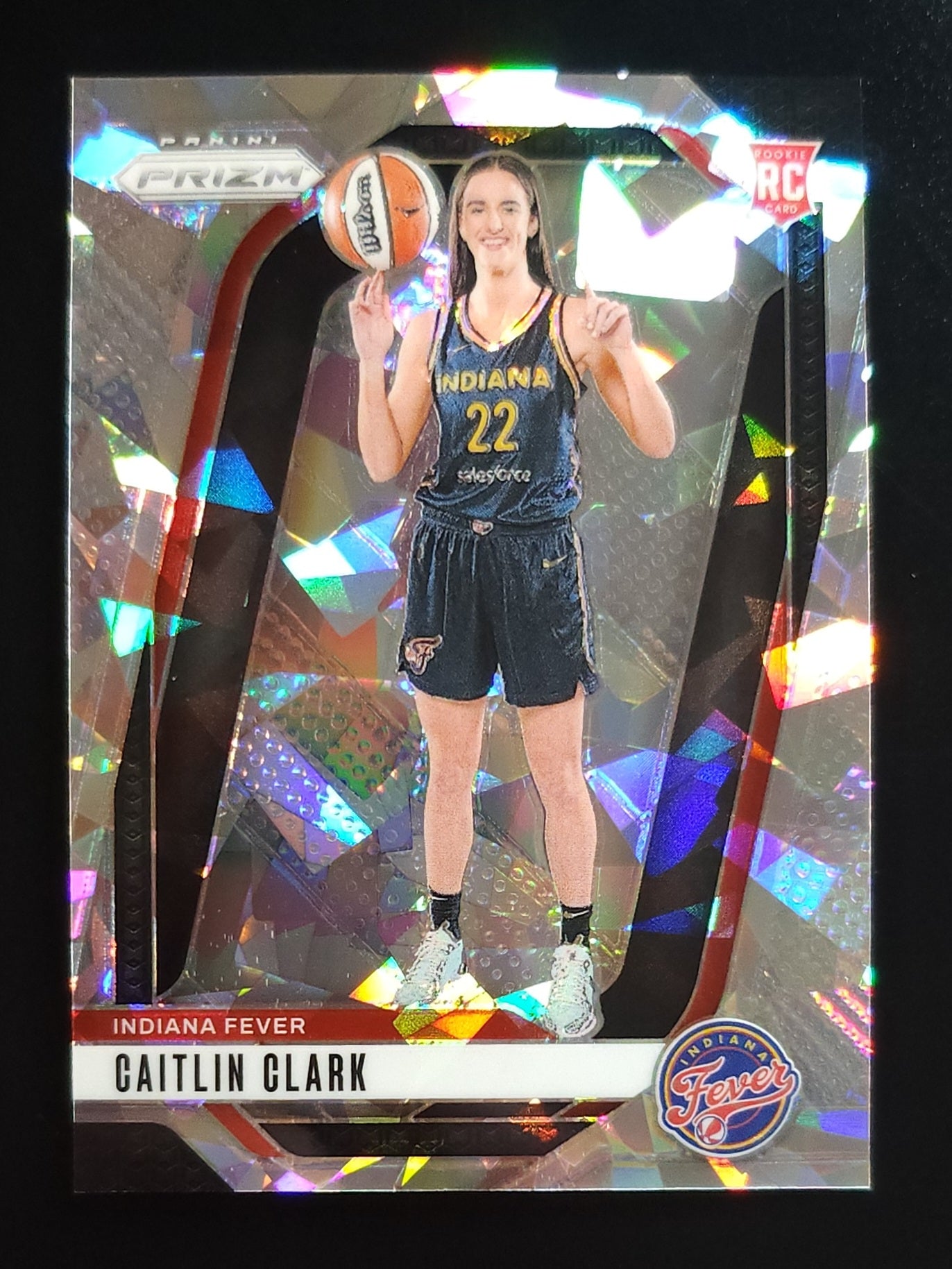 Caitlin Clark 2024 WNBA Prizm Rookie Ice Prizm #145