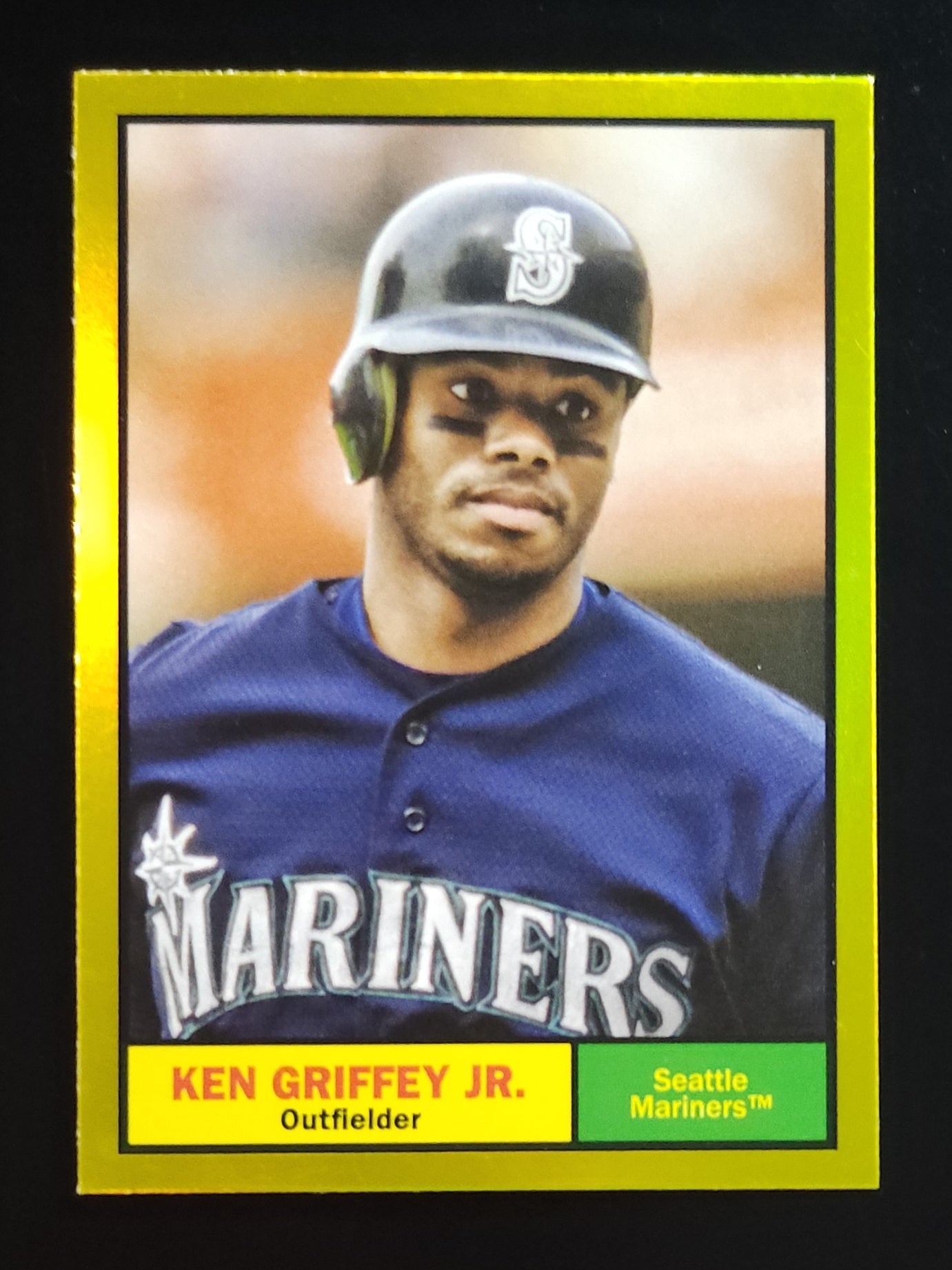 Ken Griffey Jr 2024 Topps Archives Yellow Foilboard #46 Mariners