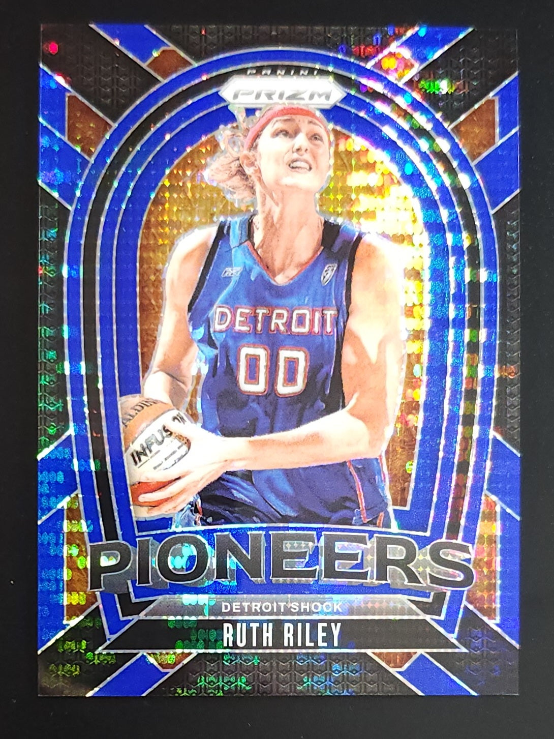 Ruth Riley 2024 Prizm WNBA Pioneers Blue Pulsar 199/199 #9