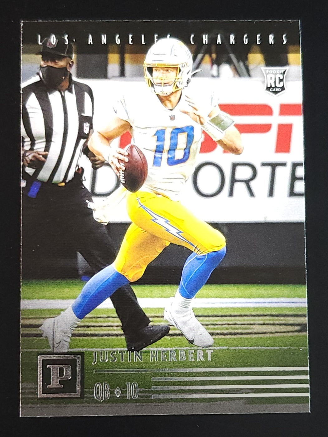 Justin Herbert 2020 Panini RC #PA-3 Chargers