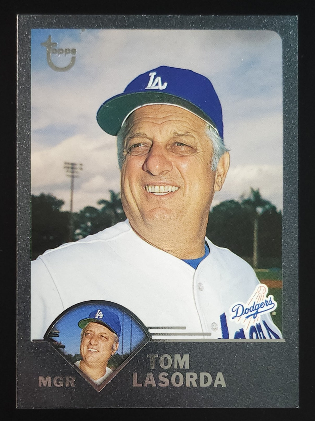 Tommy Lasorda 2003 Topps Silver 84/99 #29 Dodgers