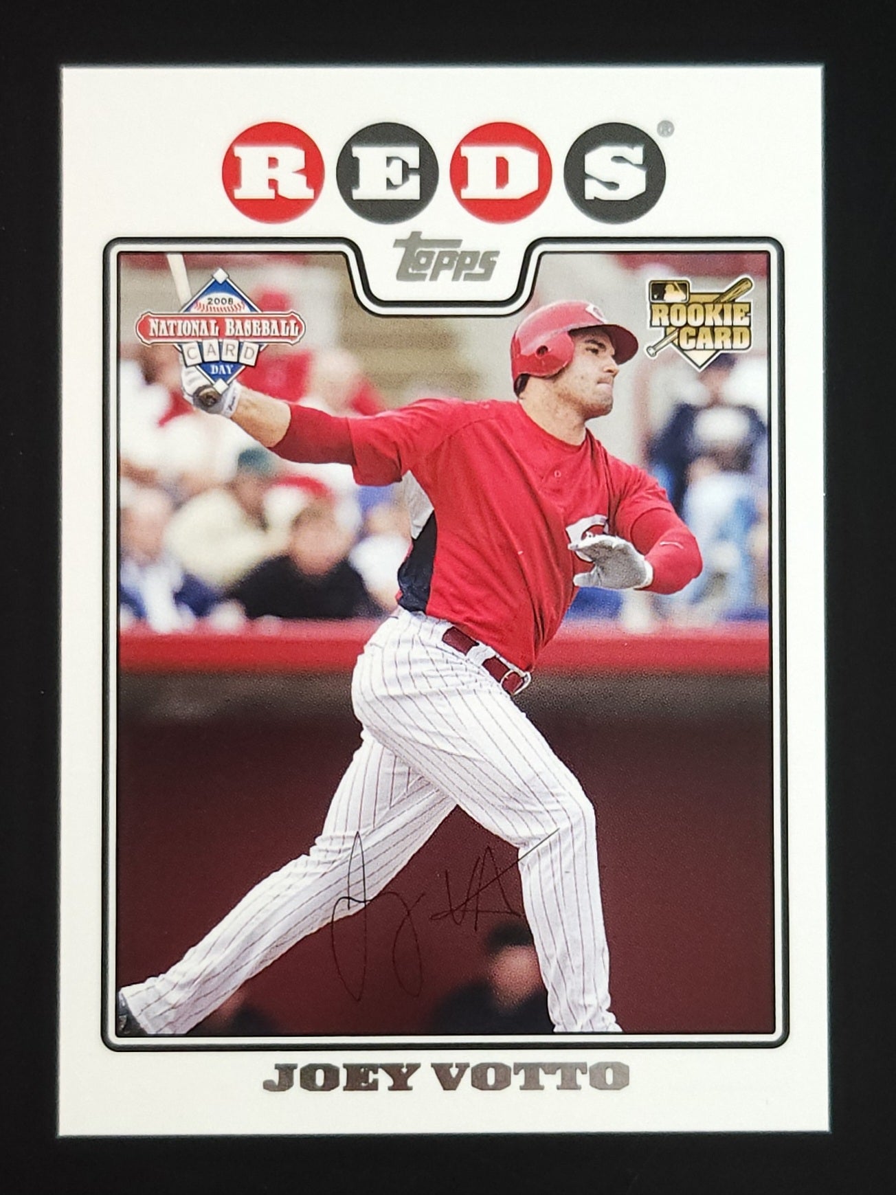 Joey Votto 2008 Topps RC National Baseball Card Day #7 Reds
