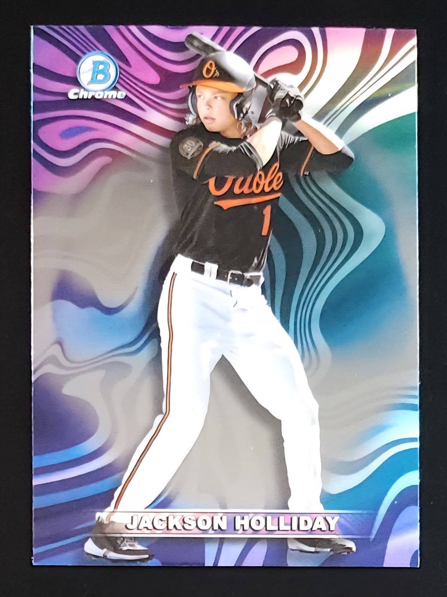 Jackson Holliday 2022 Bowman Chrome Mood Ring #MR-1 Orioles