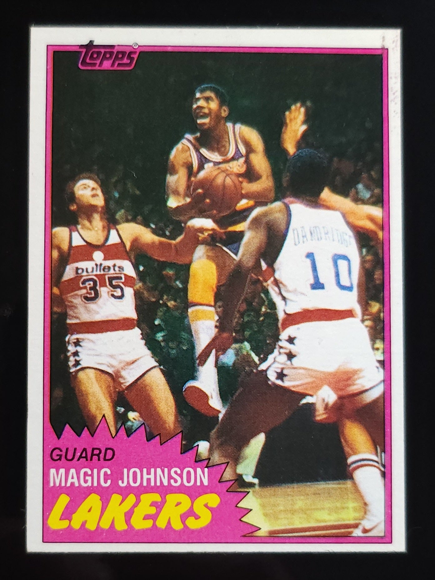 Magic Johnson 1981-82 Topps #21 Lakers