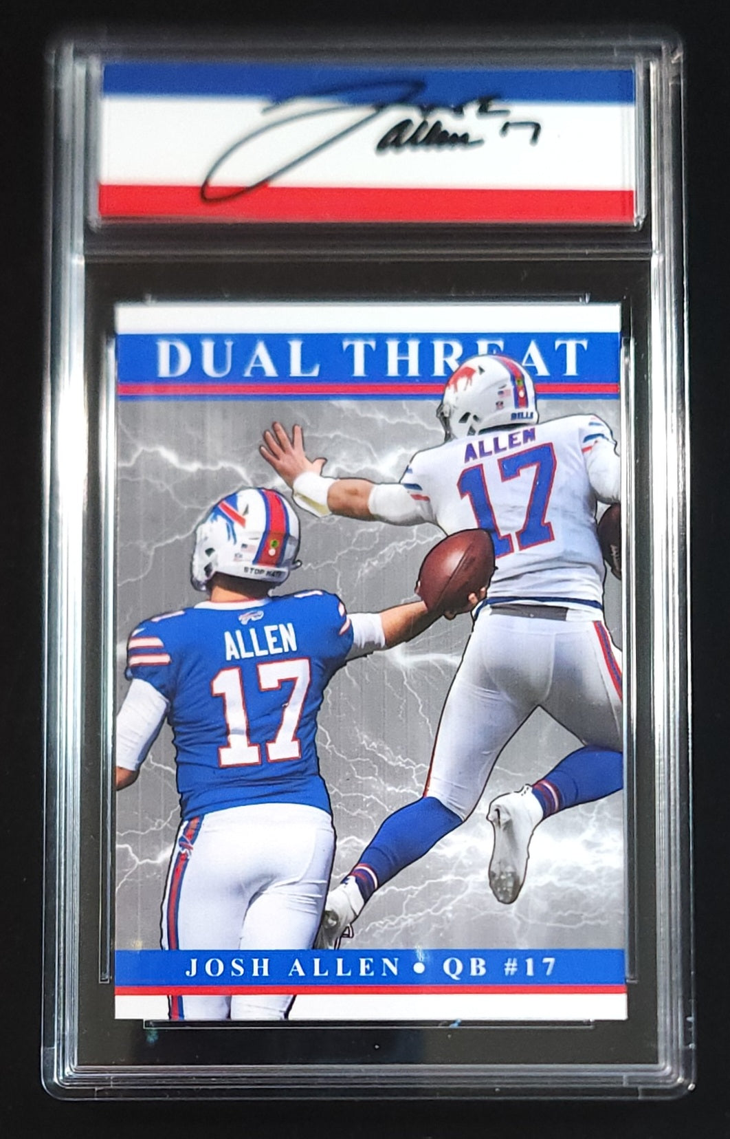 Josh Allen Dual Threat Custom Design Trading Card - Options Available