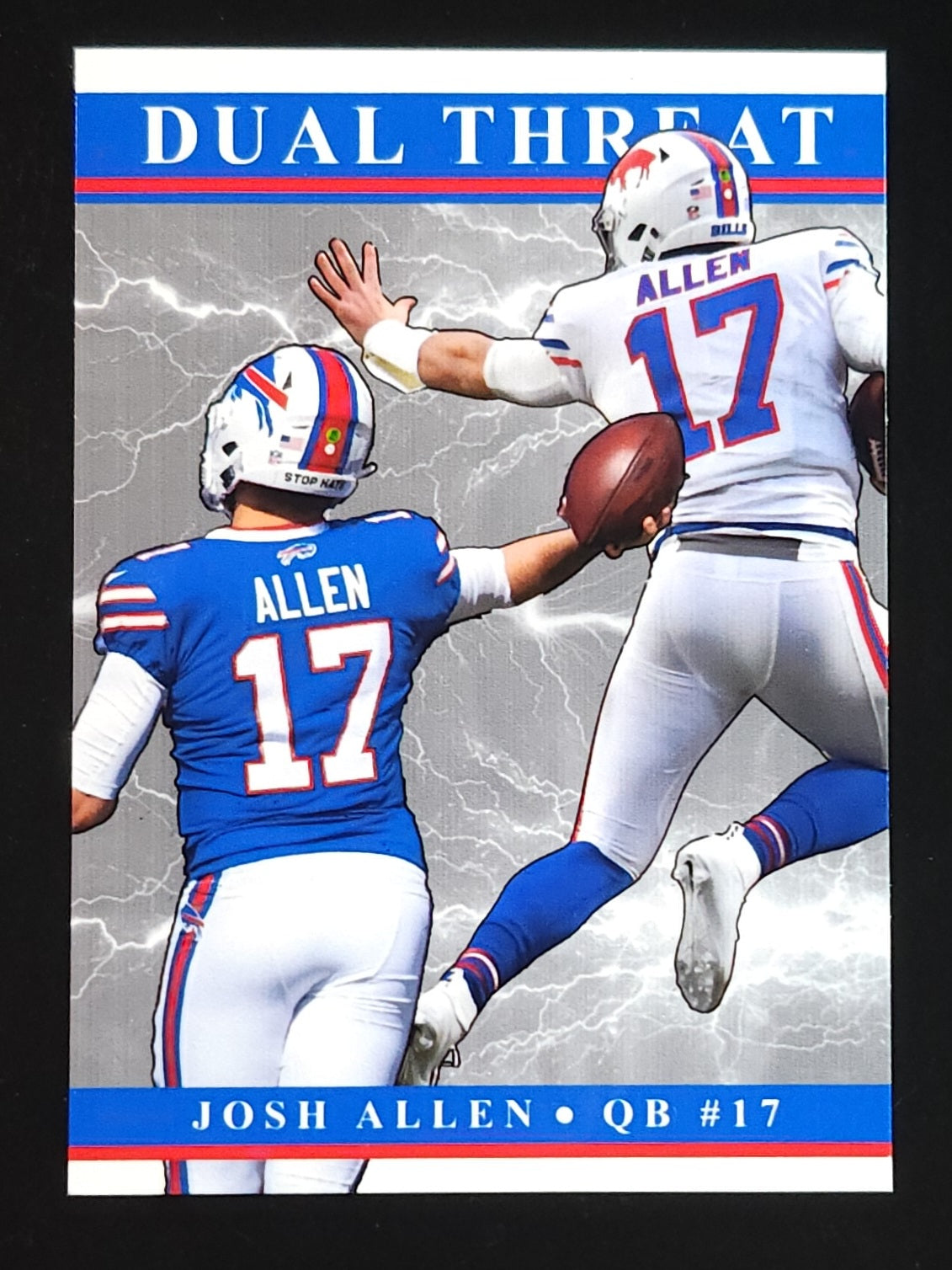 Josh Allen Dual Threat Custom Design Trading Card - Options Available