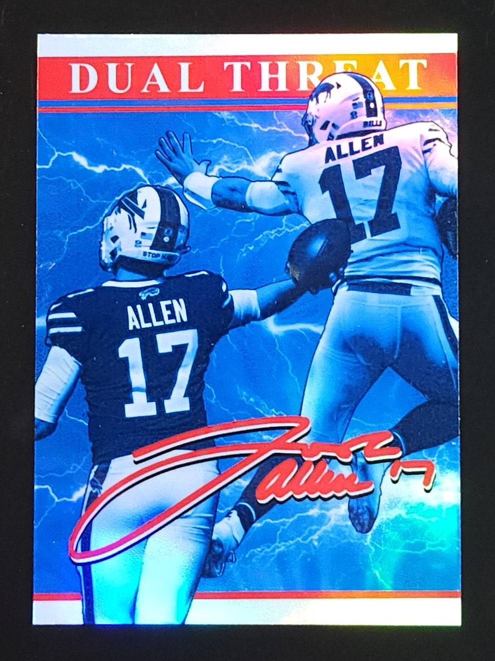 Josh Allen Dual Threat Custom Design Trading Card - Options Available