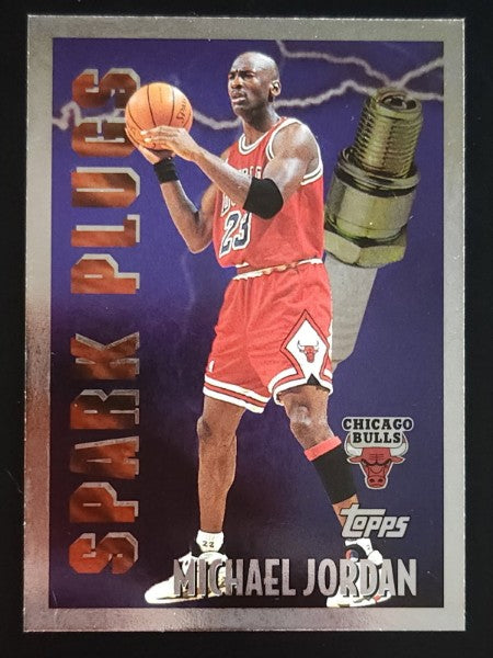 Michael Jordan 1996 Topps Spark Plugs Insert #SP2 Bulls
