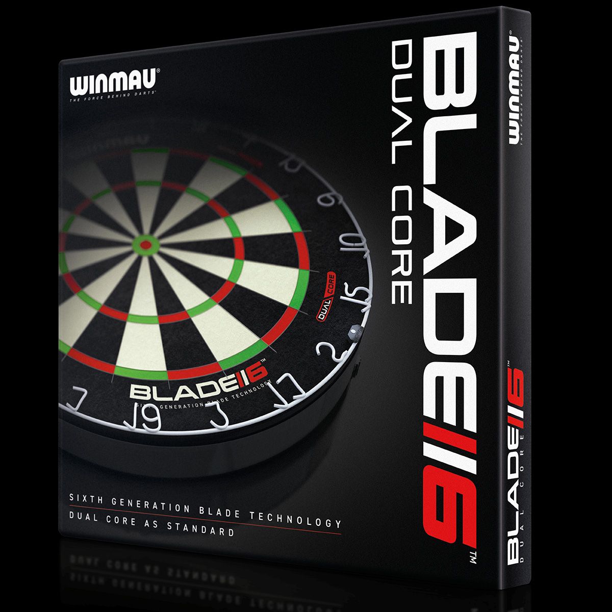 WINMAU BLADE 6 DUAL CORE STEEL TIP DARTBOARD - The Hobby Swap