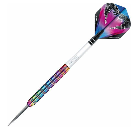 Red Dragon Peter Wright Snakebite 1 Steel Tip Darts - 24gm (1 Set of 3 Darts)