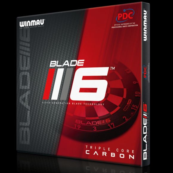 WINMAU BLADE 6 TRIPLE CORE STEEL TIP DARTBOARD - The Hobby Swap