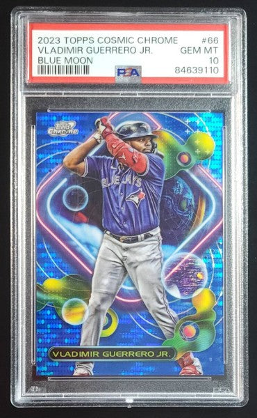 Vlad Guerrero Jr 2023 Topps Cosmic Chrome Blue Moon 40/99 #66 PSA 10 Blue Jays - The Hobby Swap