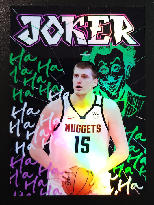 Nikola Jokic Joker Custom Reflect Card