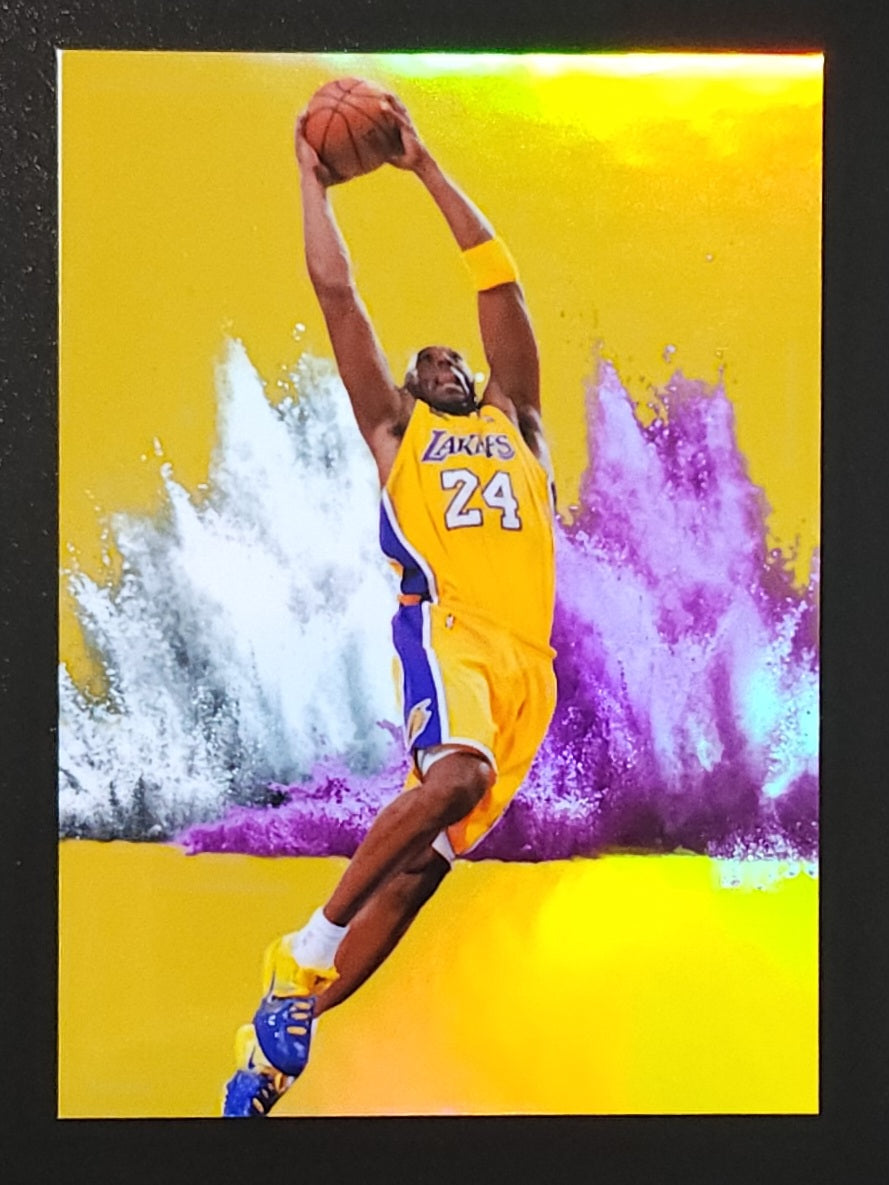 Kobe Bryant Color Explosion Gold Refractor Custom Card