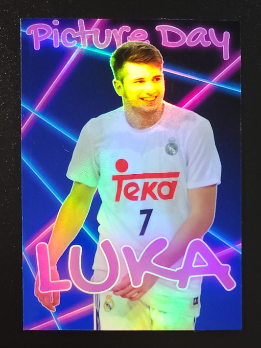 Luka Doncic Picture Day Reflect Custom Card