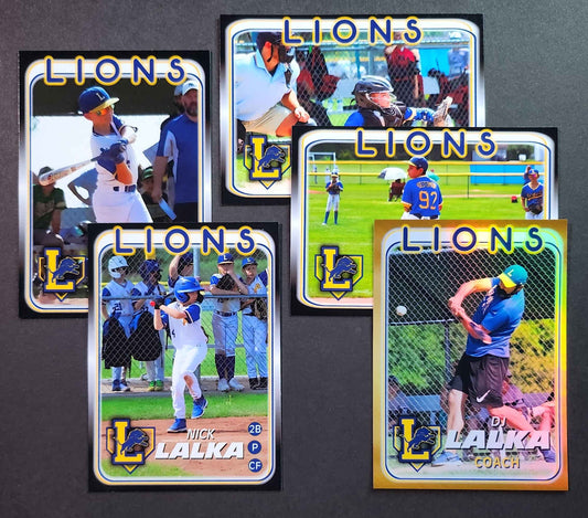 Coach's Team Set Custom Trading Card Package