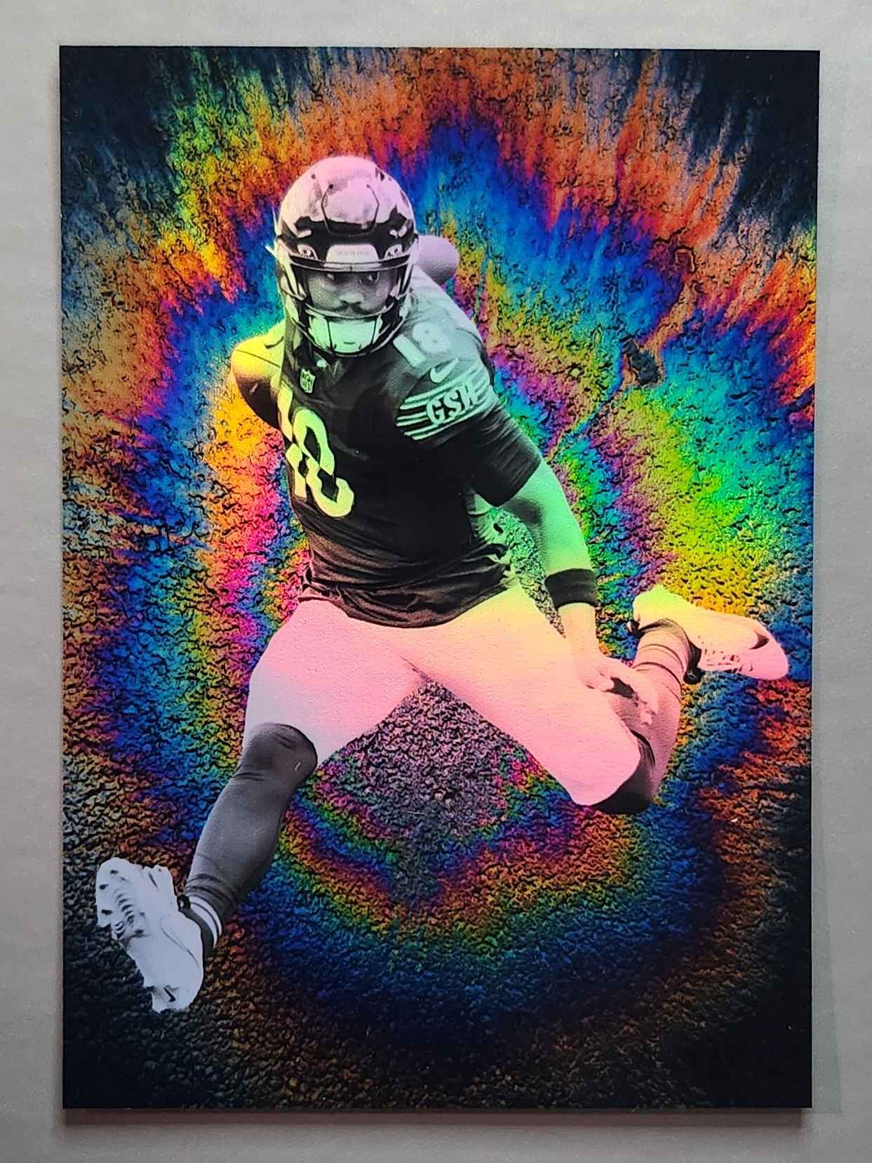 Caleb Williams Oil Spill Card Swap Custom Card