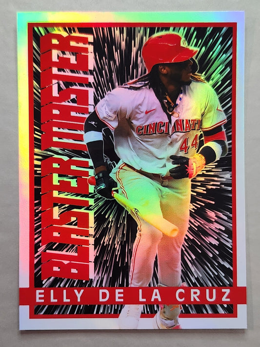 Elly De La Cruz Blaster Master Chrome Card Swap Custom Card