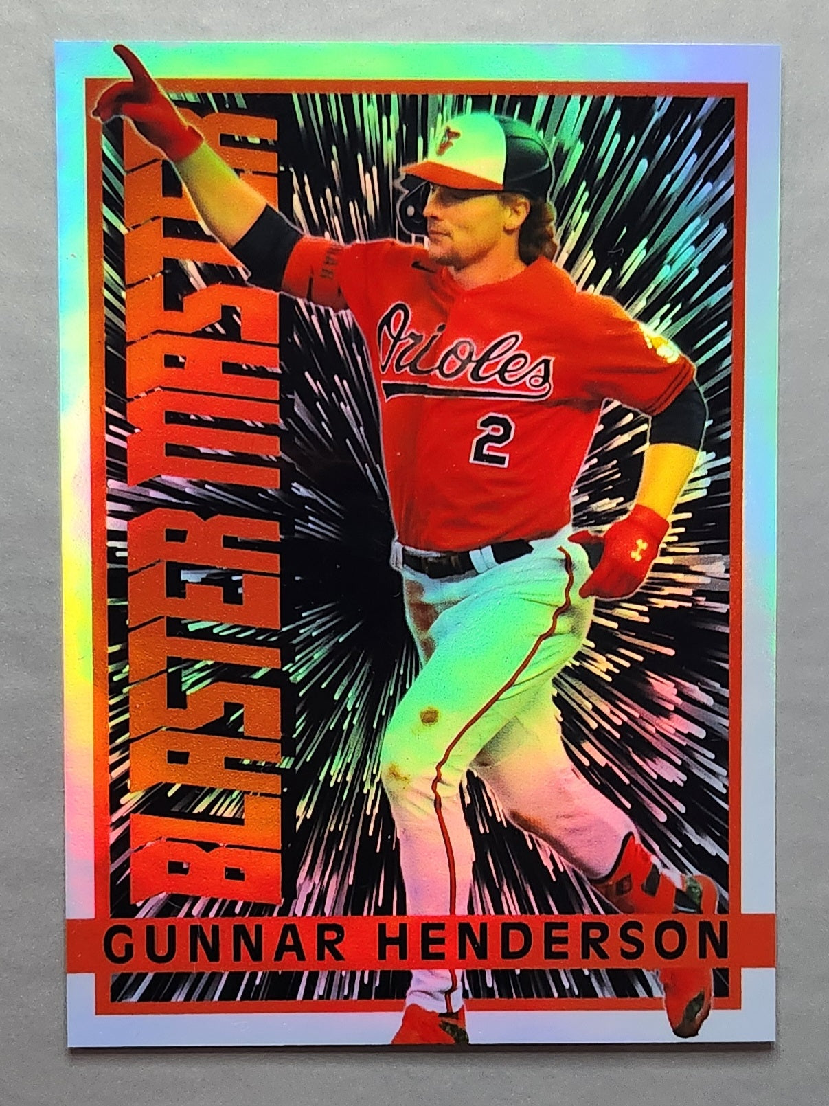 Gunnar Henderson Blaster Master Chrome Card Swap Custom Card