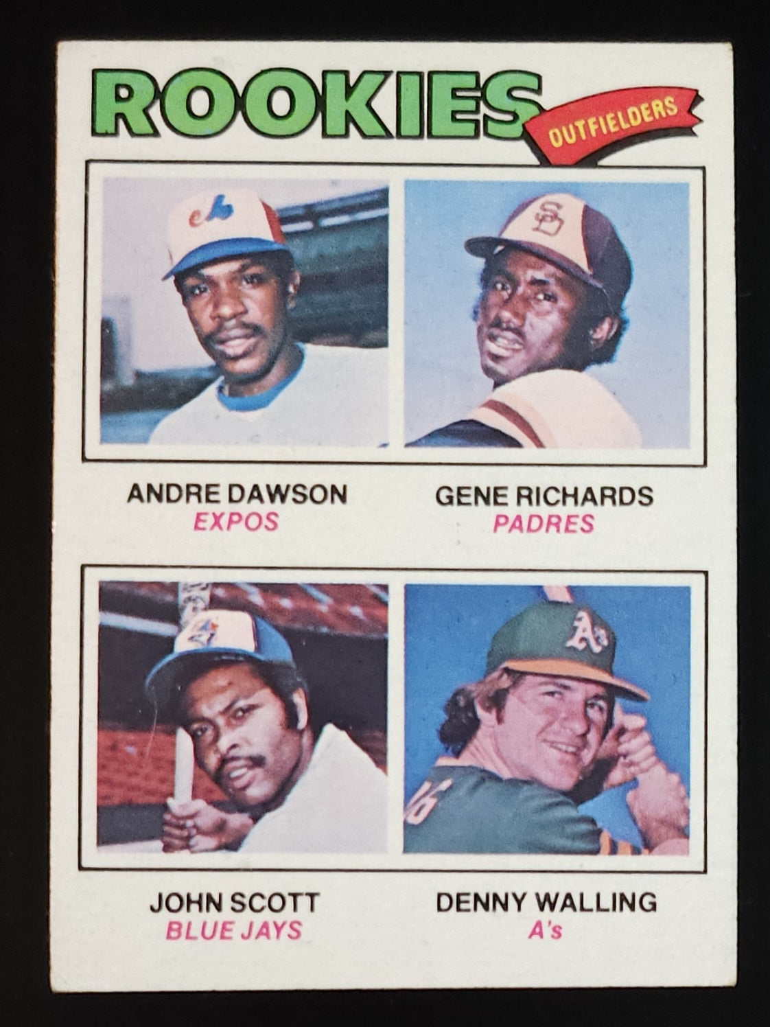 Andre Dawson 1977 Topps Rookie Outfielders #473 Expos Cubs - The Hobby Swap