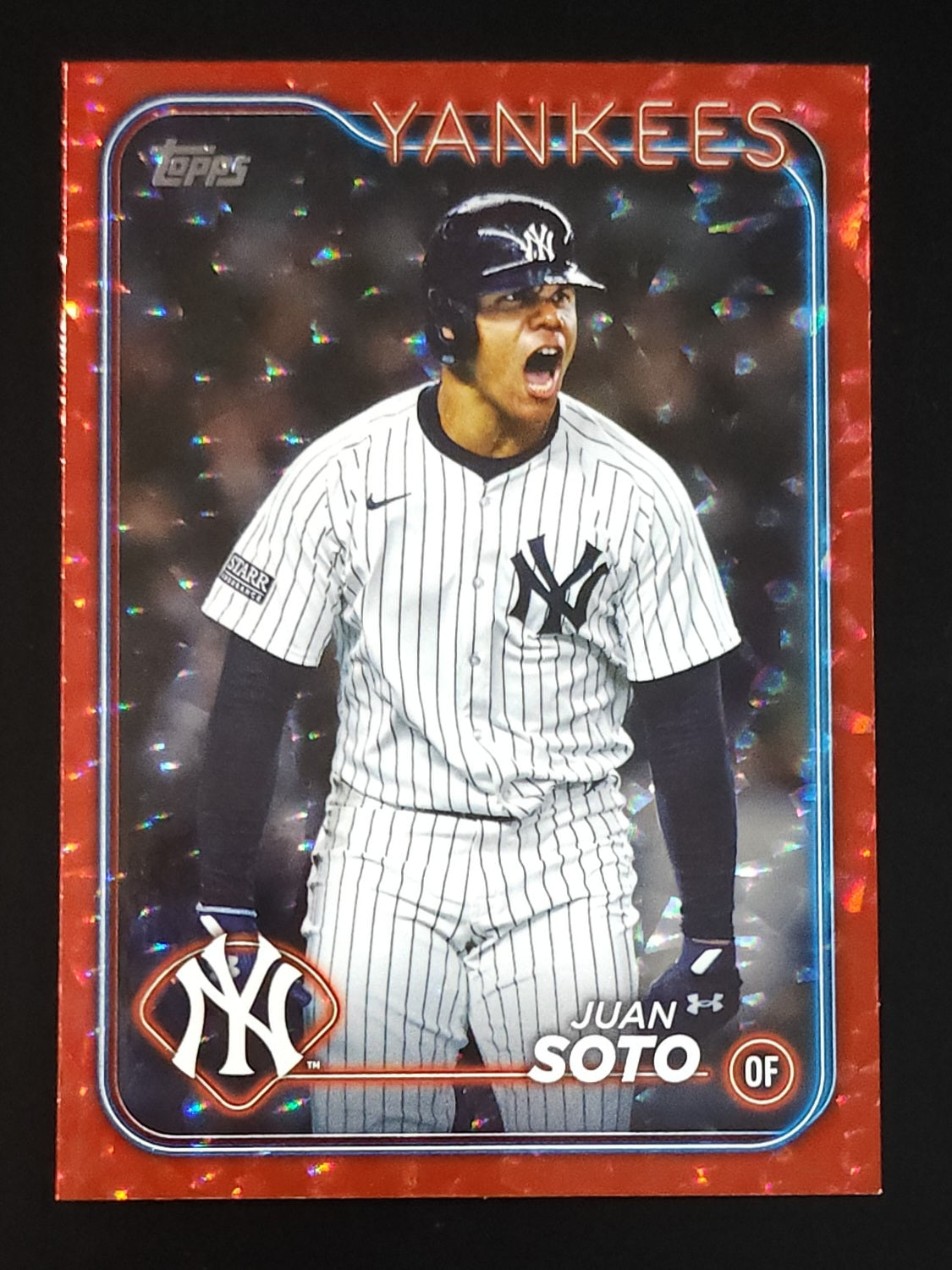 Juan Soto 2024 Topps Update Red Foil 129/199 #US1 Yankees - The Hobby Swap