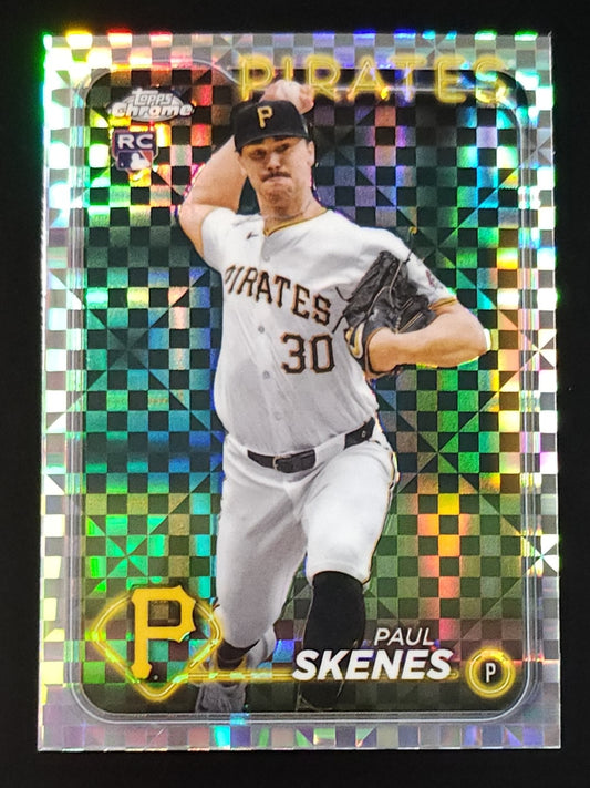 Paul Skenes 2024 Topps Chrome Update Rookie X-Fractor #USC88 Pirates - The Hobby Swap