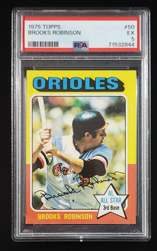 Brooks Robinson 1975 Topps #50 PSA 5 Orioles - The Hobby Swap