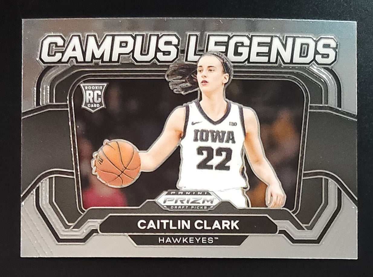 Caitlin Clark 2024 Prizm Draft Picks Campus Legends Rookie #5 - The Hobby Swap