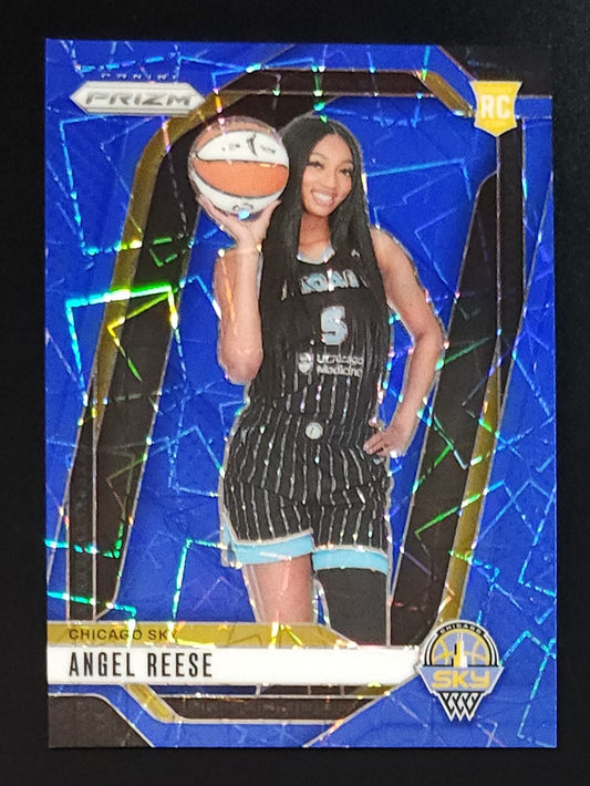 Angel Reese 2024 WNBA Prizm Rookie Variation Blue Velocity #147 - The Hobby Swap