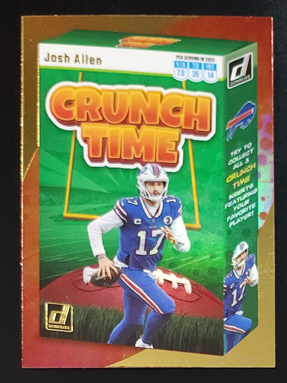 Josh Allen 2023 Donruss Crunch Time #CT-4 Bills - The Hobby Swap