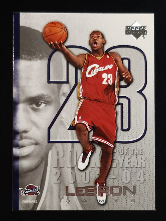 LeBron James 2005 Upper Deck Rookie of Year Insert #LJ21 Cavaliers
