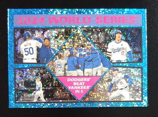 LA Dodgers 2025 Heritage World Series Blue Sparkle #462