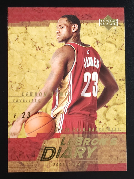 LeBron James 2003-04 Upper Deck LeBron's Diary #LJ9