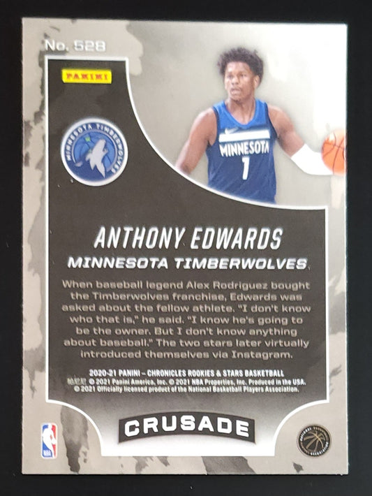 Anthony Edwards 2020-21 Panini Crusade RC #528