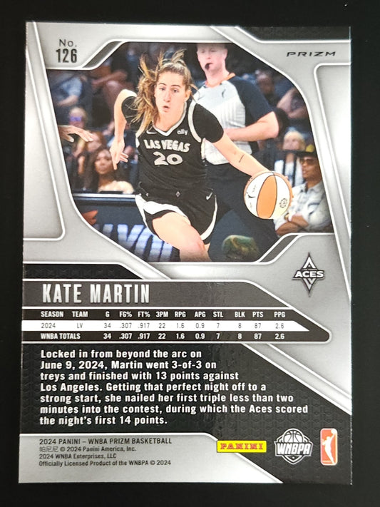 Kate Martin 2024 WNBA Prizm RC Ice Prizm #126