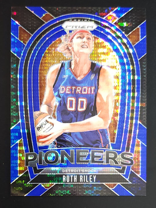 Ruth Riley 2024 Prizm WNBA Pioneers Blue Pulsar 199/199 #9