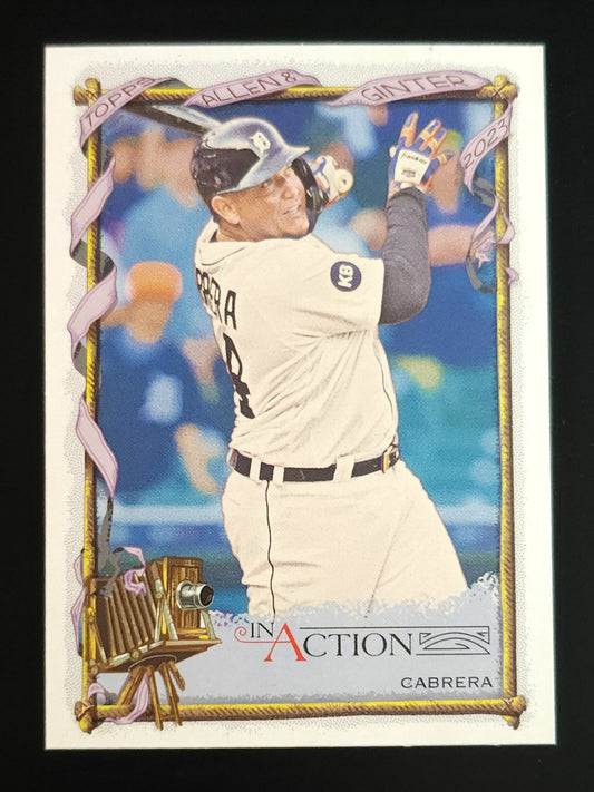 Miguel Cabrera 2023 Allen & Ginter In Action SP Variation #139 Tigers