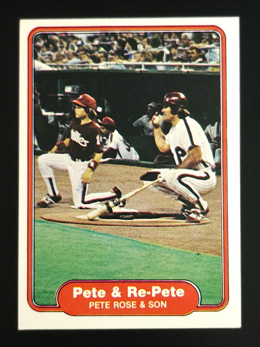 Pete & Re-Pete 1982 Fleer #640 Phillies