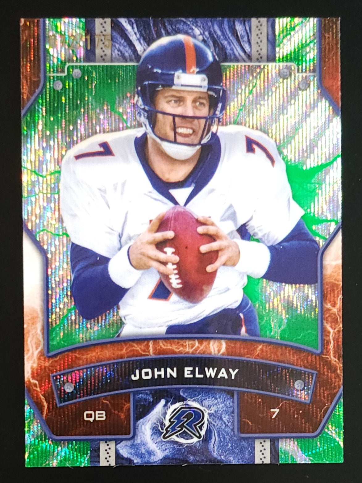 John Elway 2024 Topps Resurgence Green Wave Refractor 72/175 #32