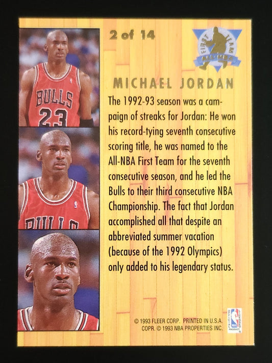 Michael Jordan 93-94 Fleer Ultra All NBA First Team #2 Bulls