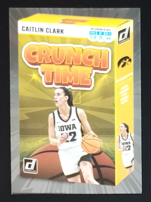 Caitlin Clark 2024 Panini Crunch Time Foil #SS-CT2