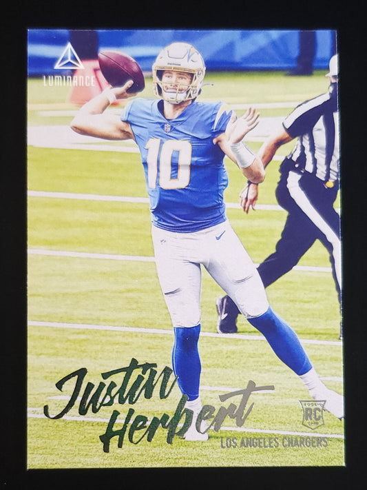 Justin Herbert 2020 Panini Luminance RC #203 Chargers