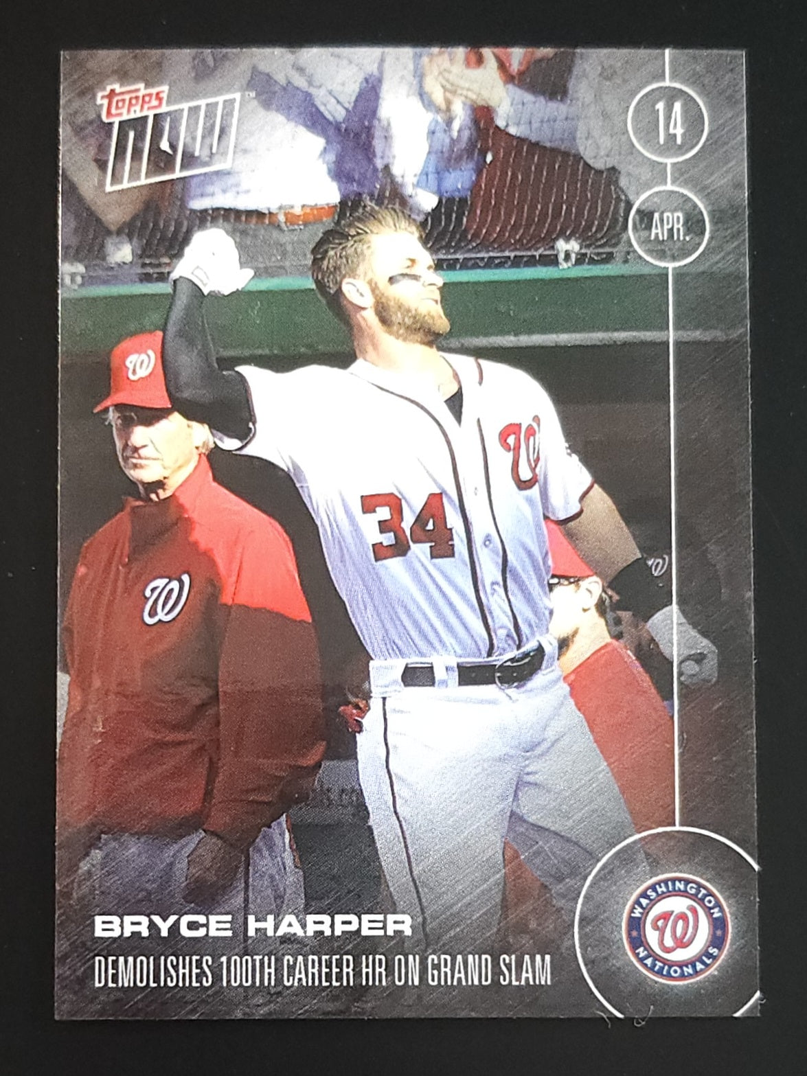 Bryce Harper 2016 Topps Now #20 Nationals Phillies