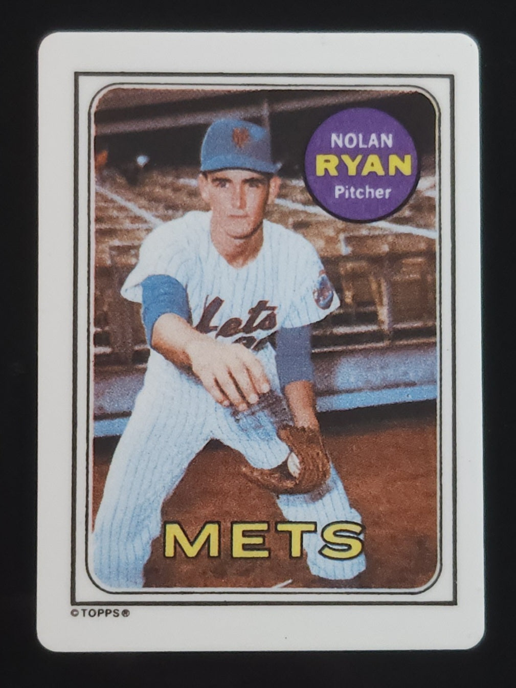 Nolan Ryan 1993 Topps Hamilton Collection 1969 #595 Mets Rangers