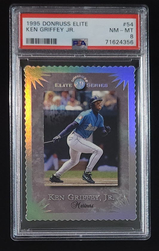 Ken Griffey Jr 1995 Donruss Elite #54 PSA 8 Mariners