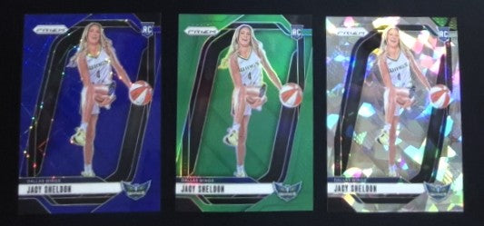 Jacy Sheldon 3-Card Prizm Rookie Parallel Lot