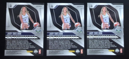 Jacy Sheldon 3-Card Prizm Rookie Parallel Lot