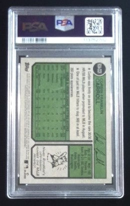 Corbin Carroll 2023 Heritage RC Real One Auto #ROA-CCR PSA 10 Diamondbacks